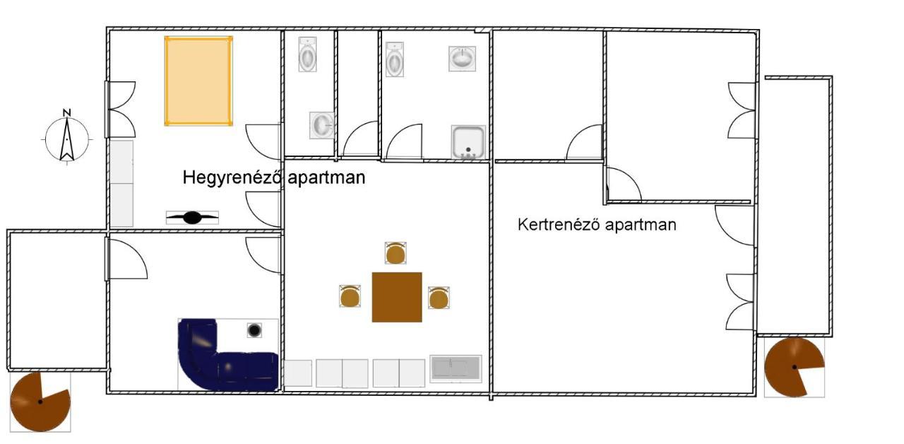 Bella Badacsony Apartmanhaz Apartment Badacsonytomaj Ngoại thất bức ảnh